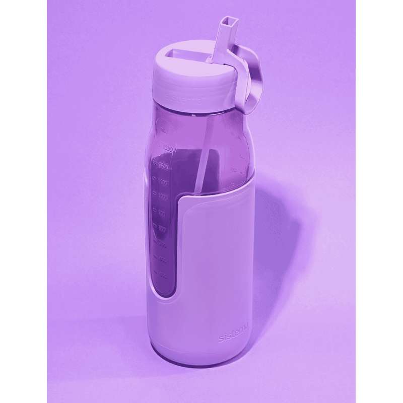 Sistema Φιάλη Flip Sipper Drikkedunk - 1.5L - Ομιχλώδες Μωβ 