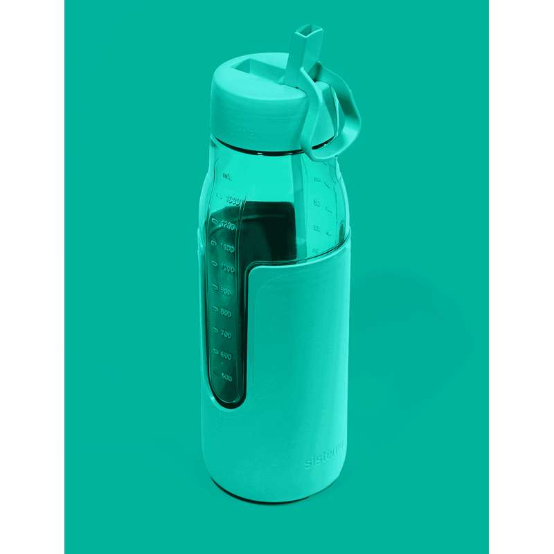 Sistema Φιάλη Flip Sipper Drikkedunk - 1.5L - Μέντα Τιρκουάζ 