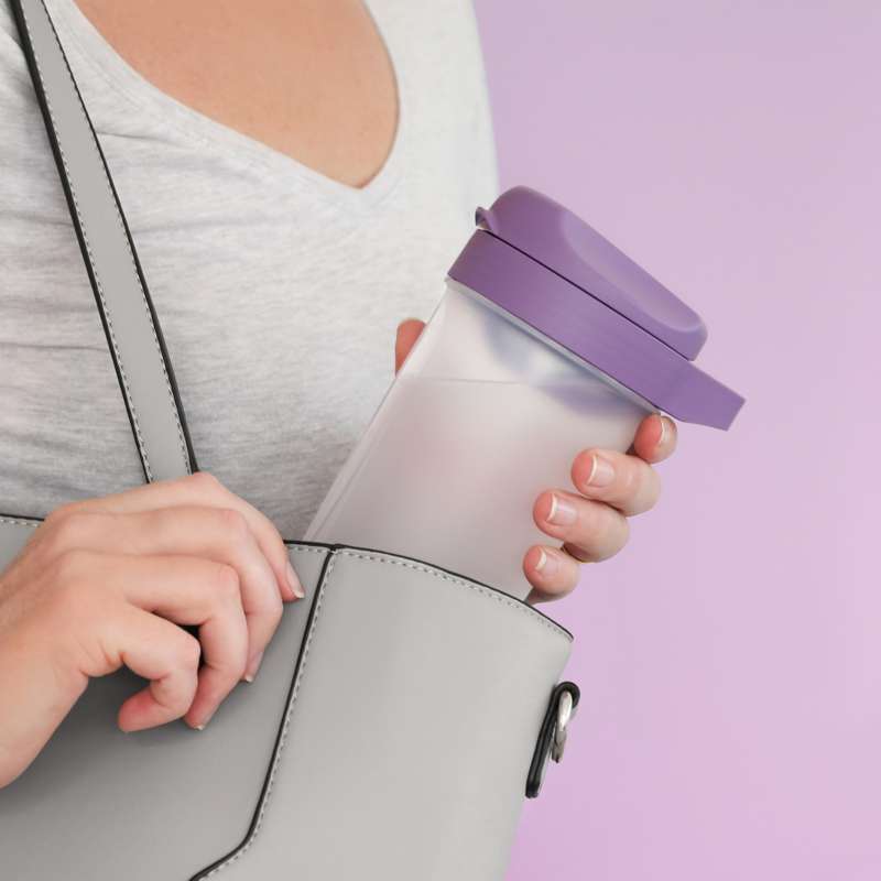 Sistema Fľaša na pitie - Aktívny shaker - 750ml - Hmlisto fialová 