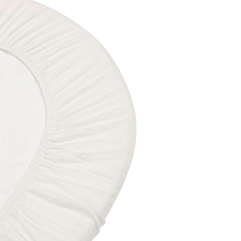 Leander Drap de Berceau bébé - 2-pack - Biologique - Neige 