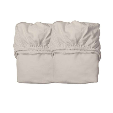 Leander Laken für Einzelbett - 2er-Pack - Ökologisch - Cappuccino 