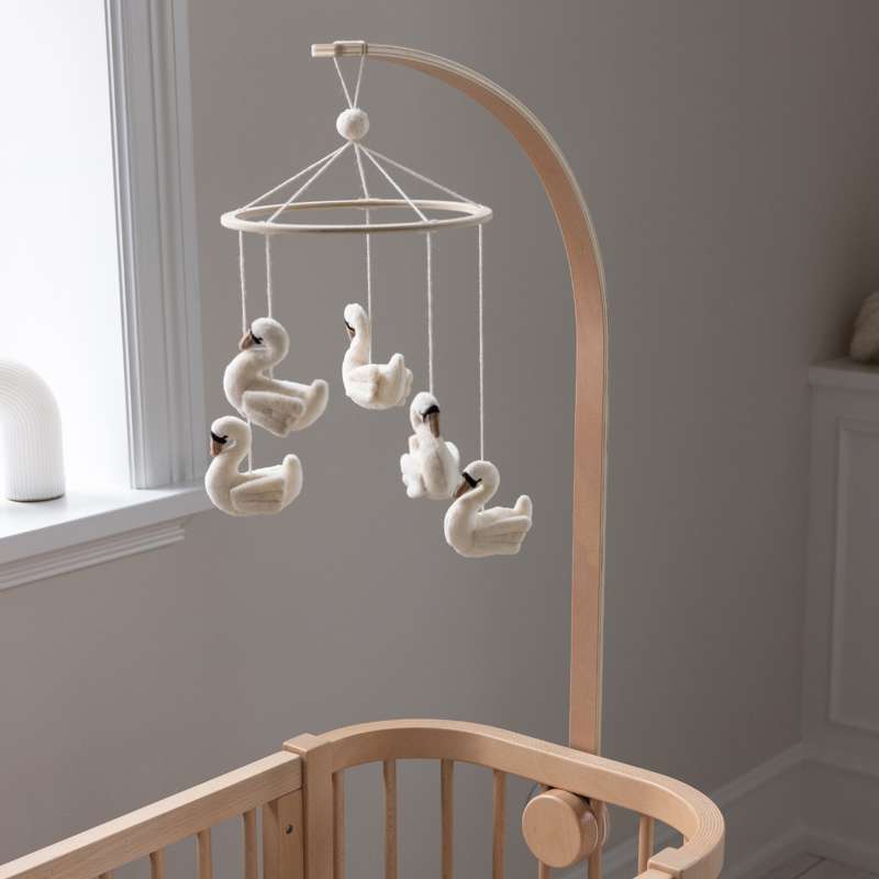 Sebra Soporte para cuna y dosel - Edición de madera 