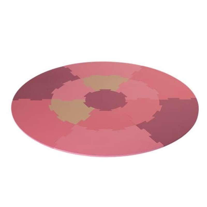 Nordic Play Rond schuim speelvloer - rosa 