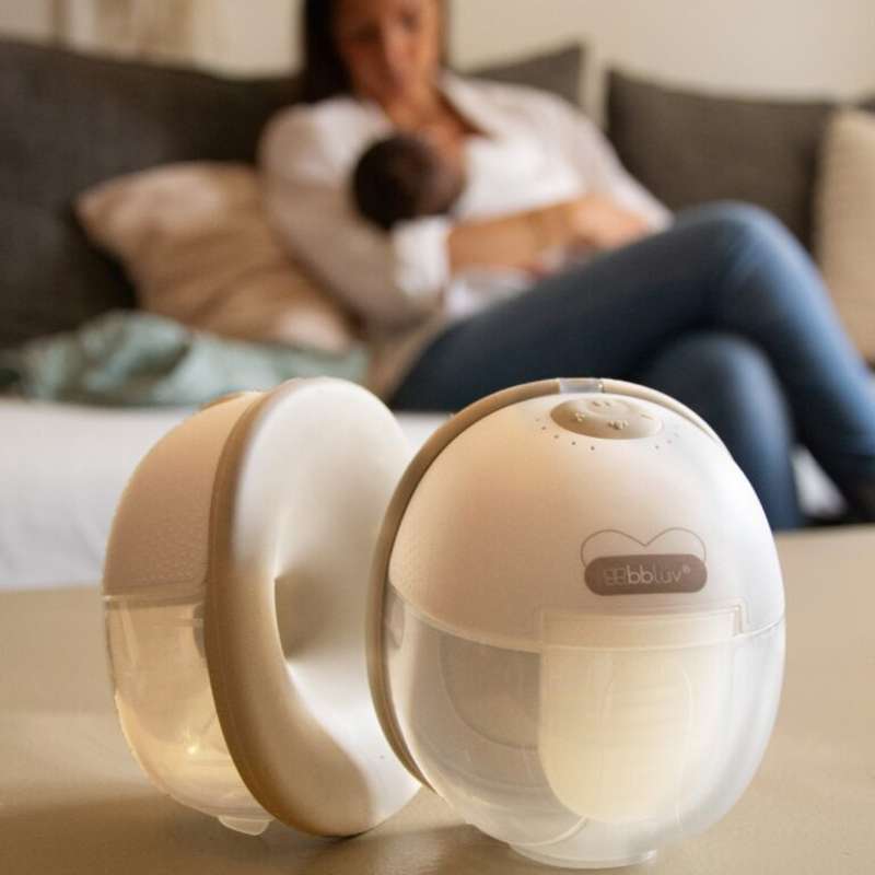 bblüv Pompa per il seno elettrica - Portatile con funzione riscaldante 