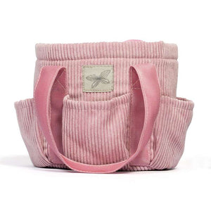 By Astrup Bolsa de Estriguelas - Veludo - Rosa 