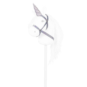 By Astrup Roh horn a uzda pre koník na palici - Fialová 