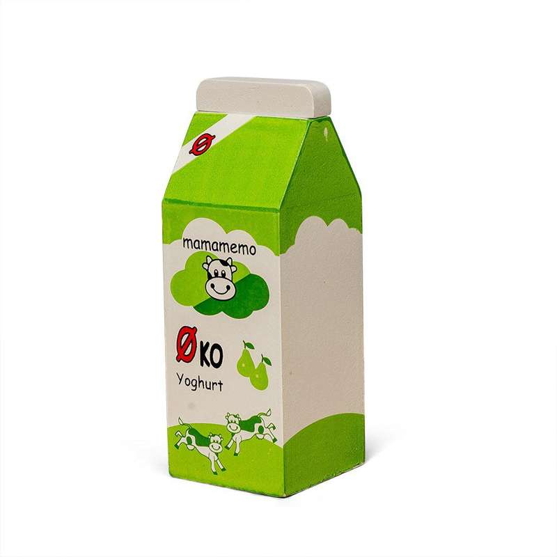 MaMaMeMo Play food in wood - Yogurt with pear/banana - organic 