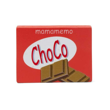 MaMaMeMo Legemad chokoladebar i træ