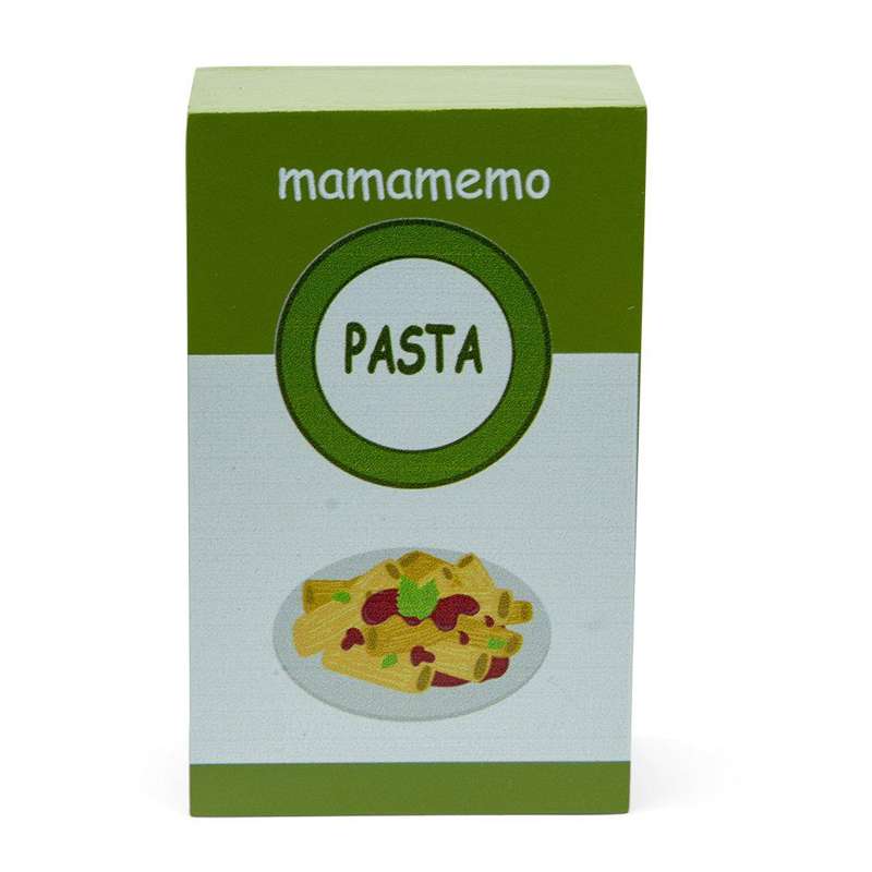 MaMaMeMo Legume pasta package in wood 