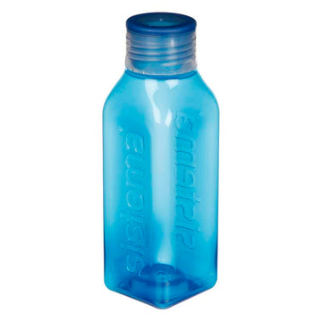 Sistema Sticlă de apă - Pătrată - 475ml - Albastru Ocean 