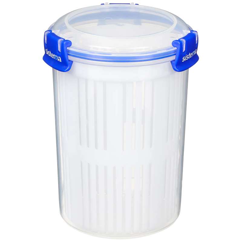 Sistema Lebensmittelaufbewahrung - Klip It Plus - Rund - 1L - Blau 