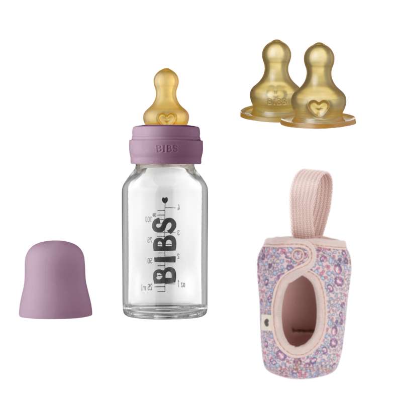 BIBS Bottle Bundle - No8 - Small - Mauve/Eloise 