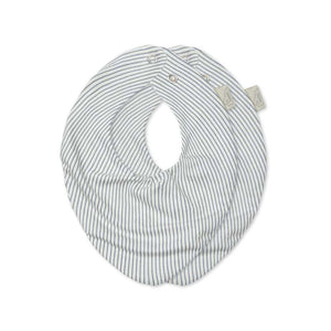 Cam Cam Copenhagen Bandana Chustka - 2-pak - GOTS - Klasyczne paski niebieskie 