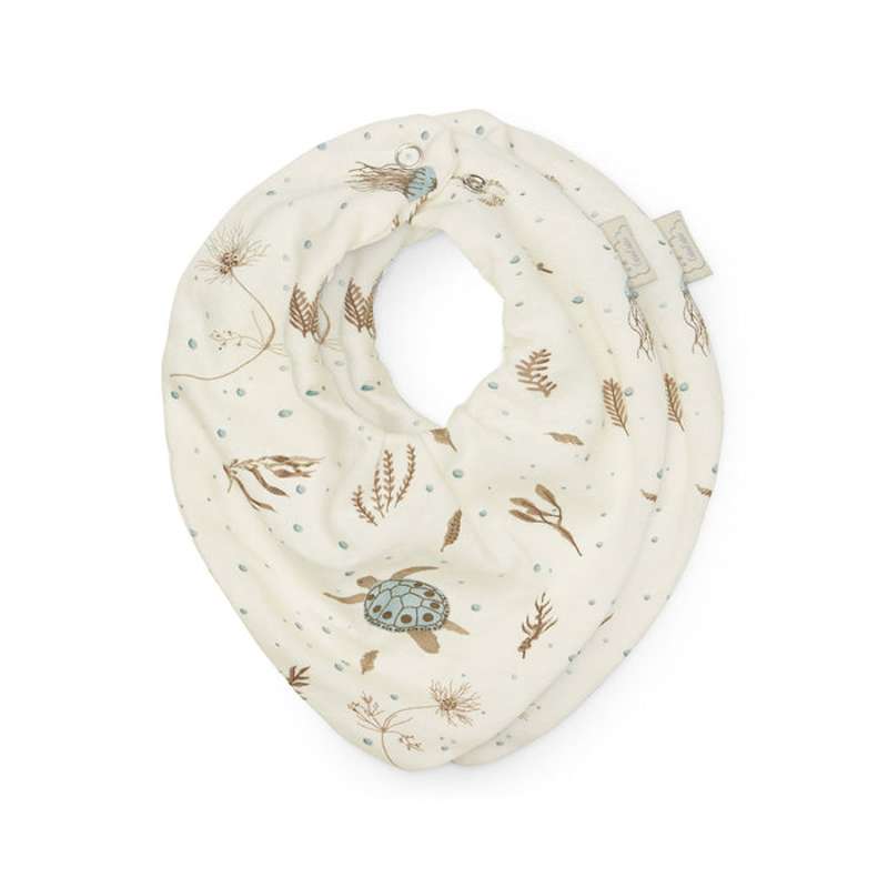 Cam Cam Copenhagen Bandana Lätzchen - 2er-Pack - GOTS - Meer Garten 