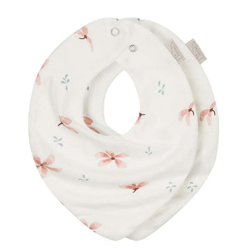 Cam Cam Copenhagen Bandana Bavoir - 2 pièces - GOTS - Fleur de Vent Crème 