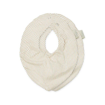 Cam Cam Copenhagen Бандана за хранене - 2-pack - GOTS - Класически райета Кафяв 