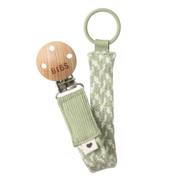 BIBS Accesorios - Paci Braid Cuerda de chupete - Salvia/Marfil 