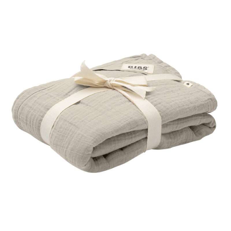 BIBS Schlaf - Musselin Babydecke - 120x120 cm. - Sand 