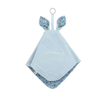 BIBS Sleep - Kangaroo Comfort Blanket - Chamomile Lawn/Baby Blue 
