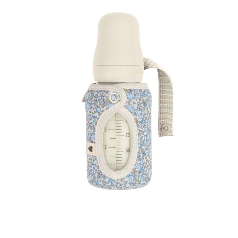 BIBS Μπουκάλι - Θήκη για Πιπίλα - Μικρή - 110 ml. - Eloise/Ivory 