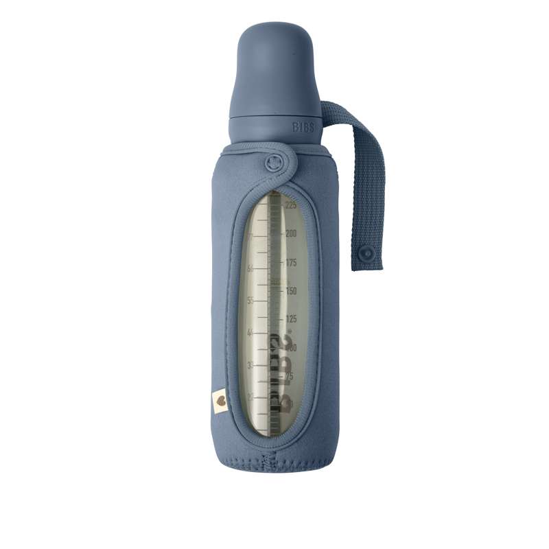 BIBS Fľaša - Rukáv na cumlík - Veľký - 225 ml. - Petrol 
