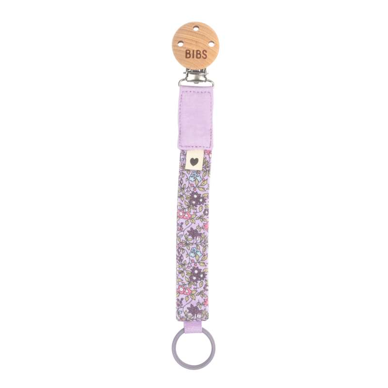 BIBS Accessoires - Fopspeenclip Suttesnor - Liberty - Kamille Gazon/Violet Lucht 