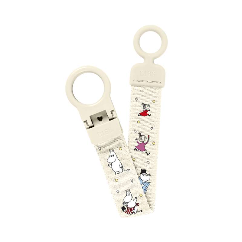 BIBS Accessories - Pacifier String - Loop - Moomins - Ivory 