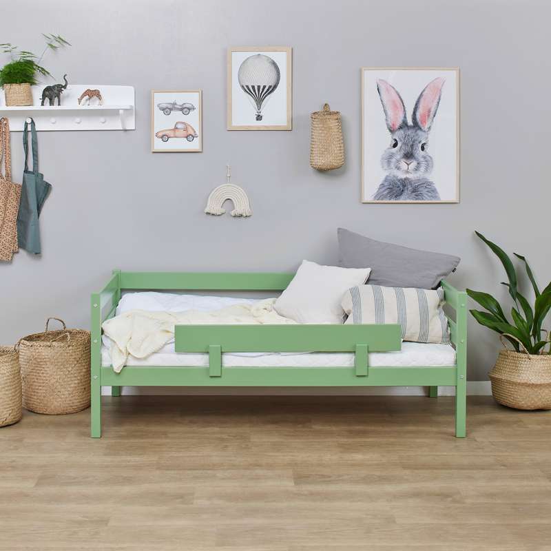 Hoppekids ECO Comfort - Barreira de cama para Cama infantil - Pale Green 