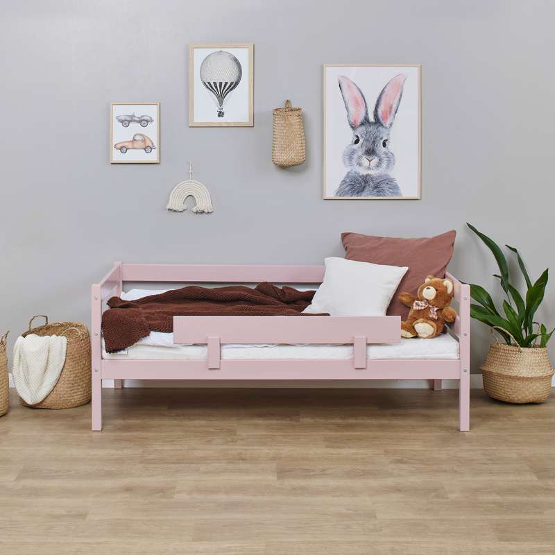 Hoppekids ECO Comfort - Bedhekje naar Peuterbed - Pale Rose 