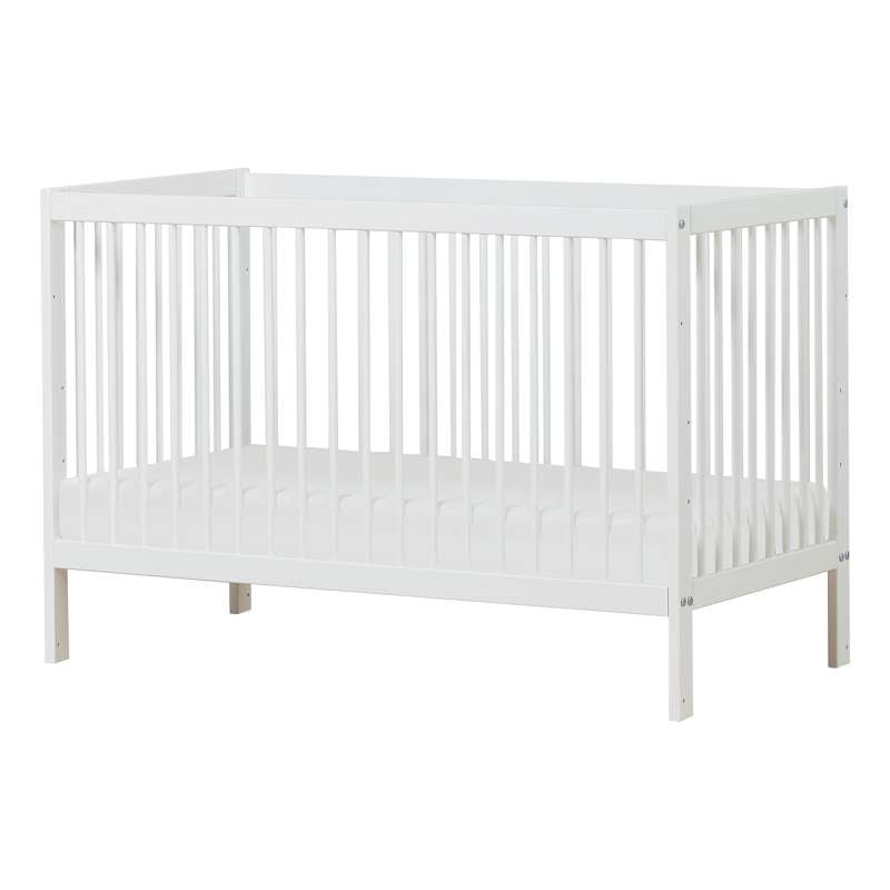 Hoppekids IDA-MARIE - Κούνια με Στρώμα - 60x120 εκ. - Λευκό 