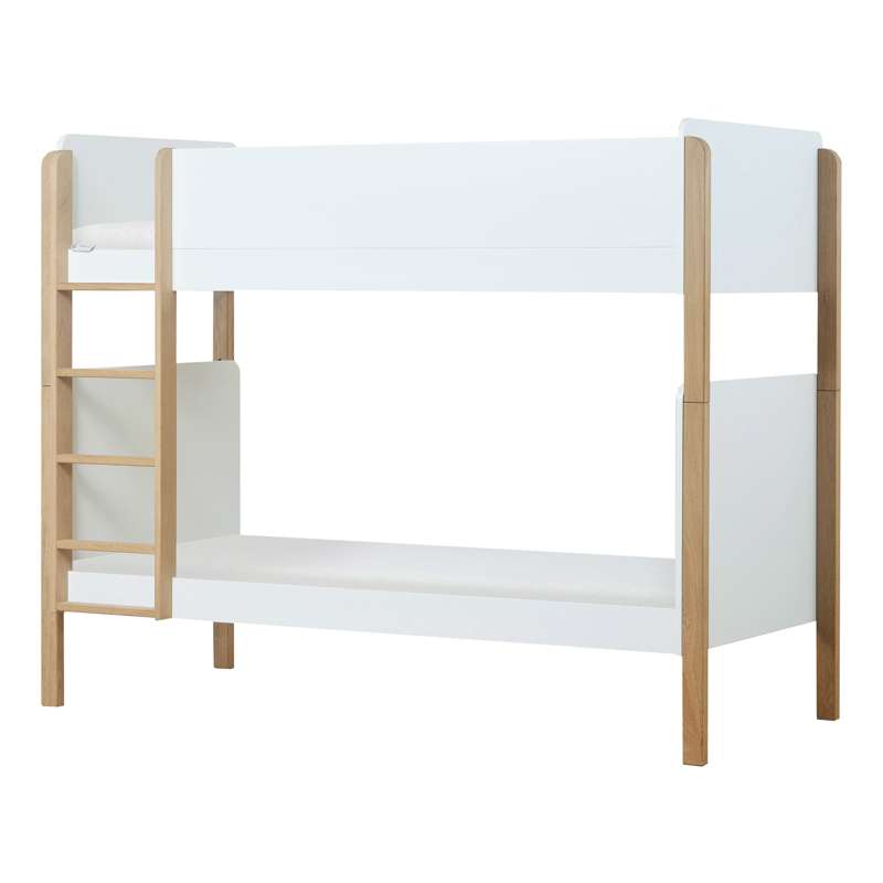 Hoppekids BLEND - 2-in-1 Bunk bed m. ECO Dream Mattress - 90x200 cm - Oak 