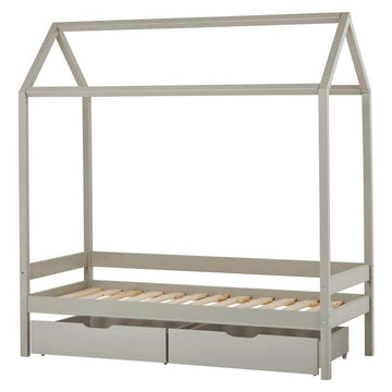 Hoppekids ECO Comfort - Husseng m. Skuffeset - 70x160 cm. - Gri deschis 