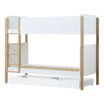 Hoppekids BLEND - 2-in-1 Bunk bed m. Drawers - 90x200 cm - Oak 