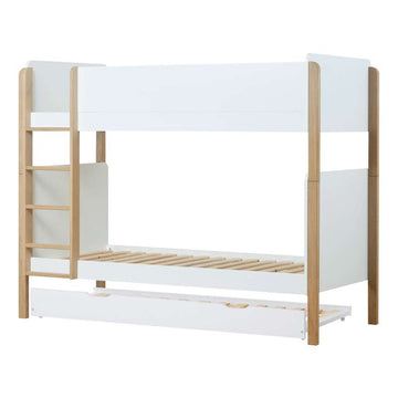 Hoppekids BLEND - 2-in-1 Bunk bed m. Pull-out bed - 90x200 cm - Oak 