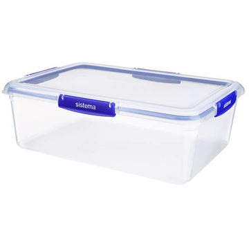 Sistema Conservation des aliments - Clip It Plus - Rectangle - 7.5L - Bleu 