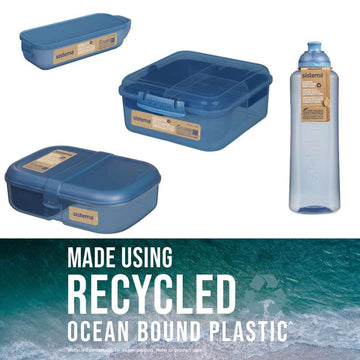 Sistema Ocean Bound Madpakke Sampak 10 - Horská modrá 