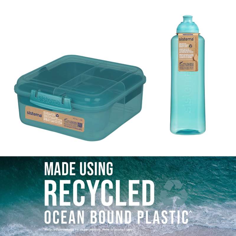 Sistema Ocean Bound Lunchbox Set 1 - Teal Stone 