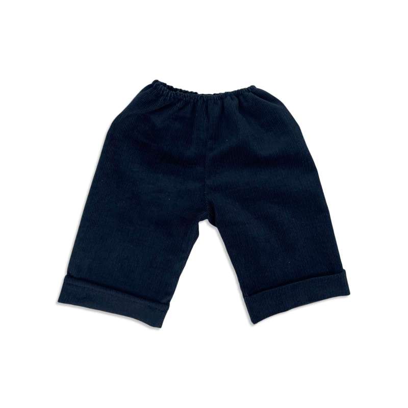 Memories by Así Doll clothes - 43-46 cm. - Velvet pants - Navy blue 