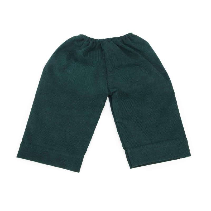 Memories by Así Doll clothes - 43-46 cm. - Velvet pants - Dark green 