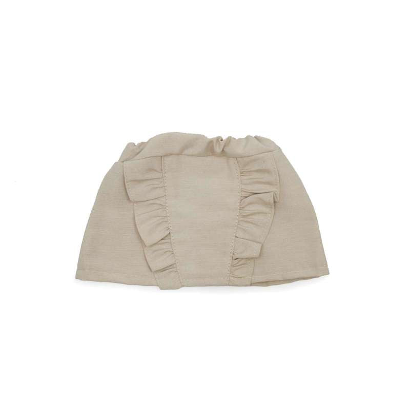 Memories by Así Doll clothes - 43-46 cm. - Skirt with Lace - Sand 