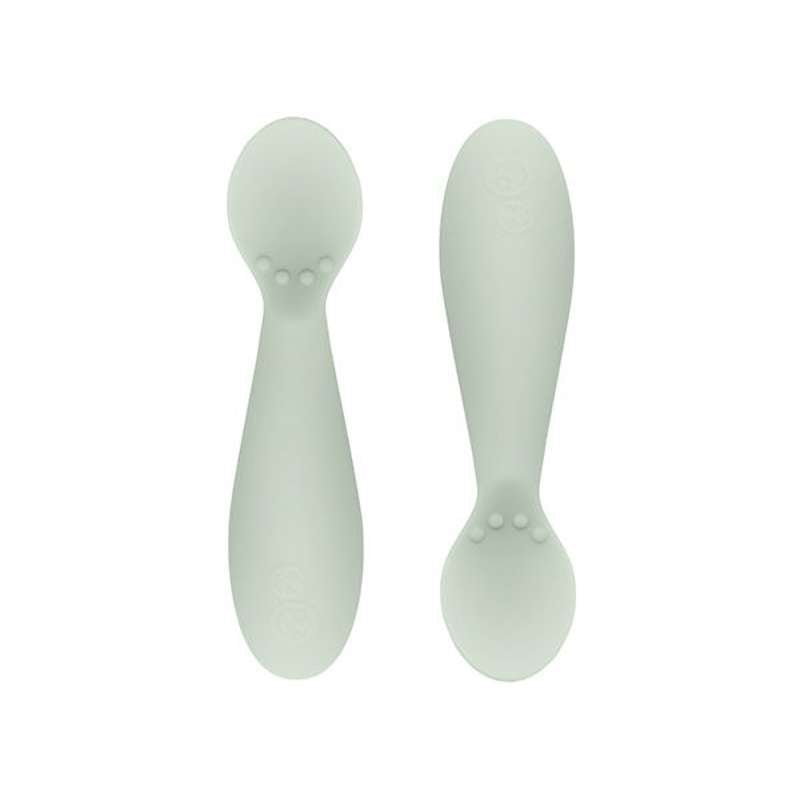 EZPZ Tiny Spoon 2 pcs. Silicone Spoons - Green 