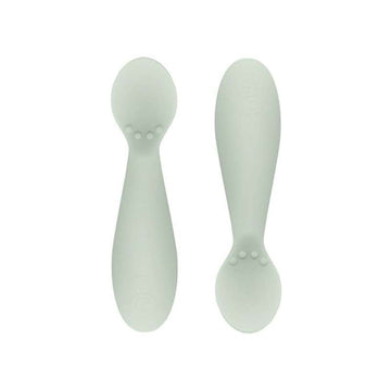 EZPZ Tiny Spoon 2 pcs. Silicone Spoons - Green 