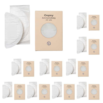 Oopsy Ultra-thin Nursing Pads - Allergy Certified - 10 packs of 24 pcs. 