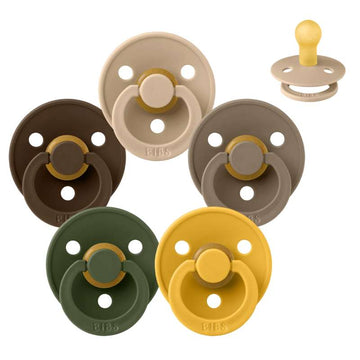 Bibs Rund Colour Schnuller - bundle - 5 Stk. - Gr. 1 - Herbstfreude 
