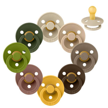Bibs Rund Colour Schnuller - bundle - 8 Stück - Gr. 1 - Herbstfreude 