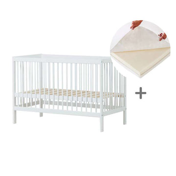 Hoppekids IDA-MARIE Bundle - Cot with Linen Mattress