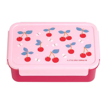 A Little Lovely Company Scatola per il pranzo Bento divisa - Ciliegie 