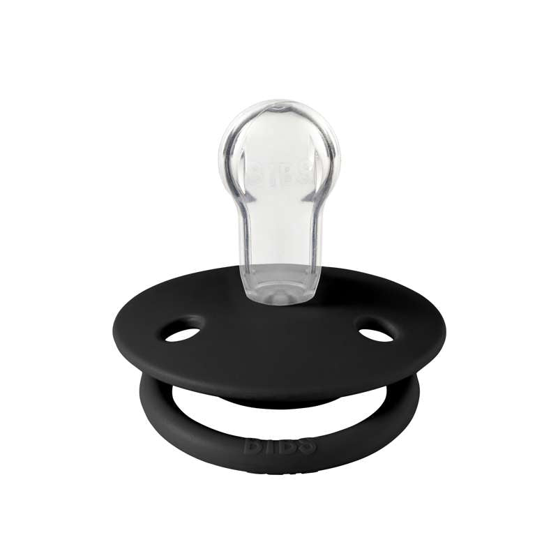 Bibs De Lux Pacifier - Onesize - Silicone - Black 