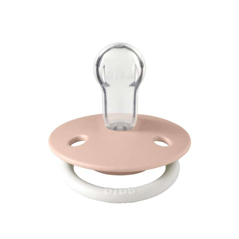 Bibs De Lux Pacifier - Onesize - Silicone - GLOW - Blush 