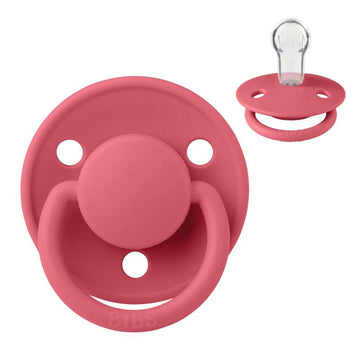 Bibs De Lux Pacifier - Onesize - Silicone - Coral 